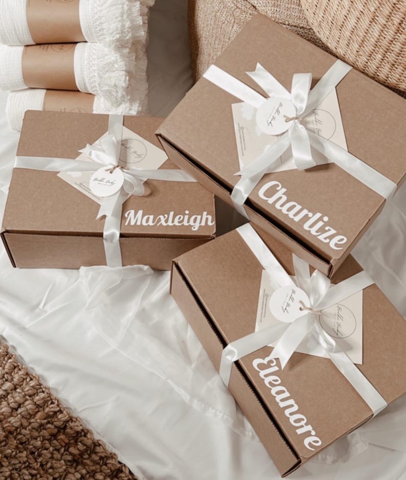 Baby Gift Box Set, Personalized Gift, Gender Neutral Baby Gift, Baby Shower Gift Basket, Newborn Boy/girl Gift, Welcome New Baby - Etsy